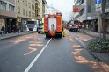 Stadtbus fing Feuer Koeln Muelheim Frankfurterstr Wiener Platz P261